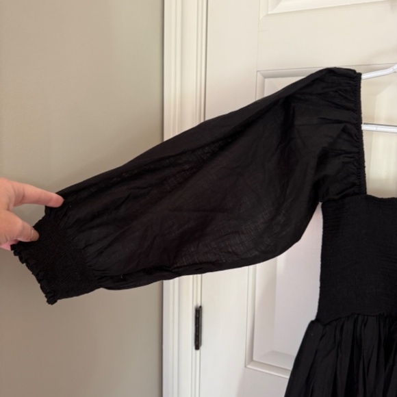 New! Free People Perfect Storm Midi Dress Black nwot 33995 - Picture 9 of 16